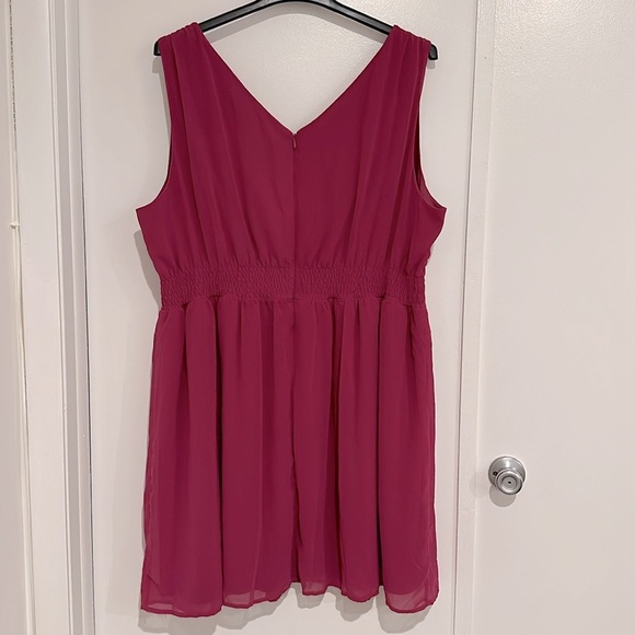Ellos Fuchsia 28 Plus dress - Picture 3 of 5